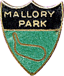 Mallory Park motorcycle race badge from Jean-Francois Helias