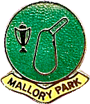 Mallory Park motorcycle race badge from Jean-Francois Helias