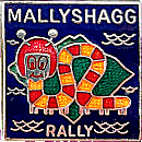 Mallyshagg motorcycle rally badge from Jean-Francois Helias