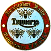 Mancunian motorcycle rally badge