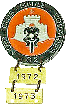 Marle Voharies motorcycle rally badge from Jean-Francois Helias