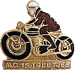MC motorcycle club badge from Jean-Francois Helias