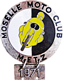 Metz motorcycle rally badge from Jean-Francois Helias