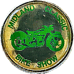 Midland Classic Bike Show motorcycle show badge from Jean-Francois Helias