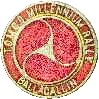 Millennium motorcycle rally badge from Ted Trett