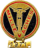 Millevaches motorcycle rally badge from Jean-Francois Helias