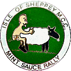 Mint Sauce motorcycle rally badge from Jean-Francois Helias