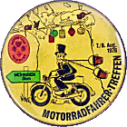 Mohnsen motorcycle rally badge from Jean-Francois Helias