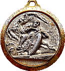 Monferrato motorcycle rally badge from Jean-Francois Helias