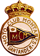 Montanes Santander motorcycle club badge from Jean-Francois Helias