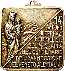 Monte Grappa motorcycle rally badge from Jean-Francois Helias