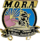M.O.R.A motorcycle club badge from Jean-Francois Helias