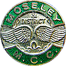 Moseley & DMCC motorcycle club badge from Jean-Francois Helias