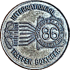 Moto Guzzi Boxmeer motorcycle rally badge from Jean-Francois Helias