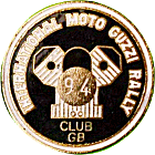 Moto Guzzi Club GB motorcycle rally badge from Jean-Francois Helias