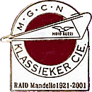 Moto Guzzi Raid Mandello motorcycle rally badge from Jean-Francois Helias