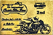 Classic Bike motorcycle show badge from Jean-Francois Helias