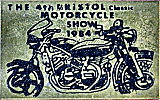 Classic motorcycle show badge from Jean-Francois Helias