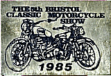 Classic motorcycle show badge from Jean-Francois Helias
