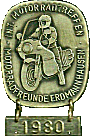 Erdmannhausen motorcycle rally badge from Hans Veenendaal