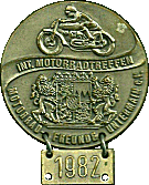 Unterman motorcycle rally badge from Hans Veenendaal