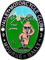 Mourne motorcycle rally badge