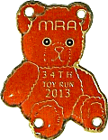 MRA Toy Run motorcycle run badge from Jean-Francois Helias