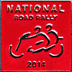 National Rally motorcycle run badge from Rachel Crossley