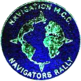 Navigators motorcycle rally badge from Graham Mills