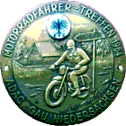 Niedersachsen motorcycle rally badge from Jean-Francois Helias