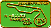 Nivelles motorcycle rally badge from Jean-Francois Helias
