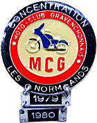 Normands motorcycle rally badge from Jean-Francois Helias