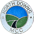 North Downs MCC motorcycle club badge from Jean-Francois Helias