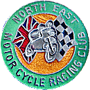 North East MCRC motorcycle club badge from Jean-Francois Helias
