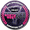 North West 200 Supporters motorcycle club badge from Jean-Francois Helias