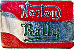 Norton motorcycle rally badge from Jean-Francois Helias