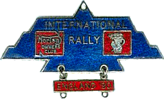 Norton International motorcycle rally badge from Heather MacGregor