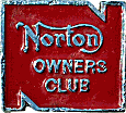 Norton OC motorcycle club badge from Jean-Francois Helias