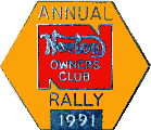 Norton motorcycle rally badge from Jean-Francois Helias