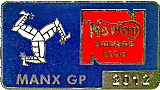 Norton Manx GP motorcycle rally badge from Jean-Francois Helias