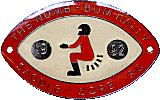 Numb Bum motorcycle rally badge from Jean-Francois Helias