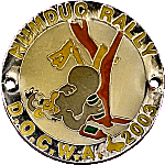 Numduc motorcycle rally badge from Jean-Francois Helias