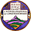 Nürburgring motorcycle rally badge from Jean-Francois Helias