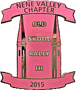 Old Skool motorcycle rally badge from Jean-Francois Helias