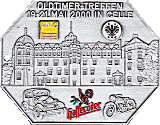 Oldtimer motorcycle rally badge from Jean-Francois Helias