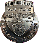 Oldtimerfreunde Kirkel-Limbach motorcycle rally badge from Jean-Francois Helias