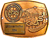 Oldtimertreffen Konigsbrunn motorcycle rally badge from Jean-Francois Helias