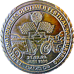 Oldtimer Nurburgring motorcycle rally badge from Jean-Francois Helias