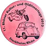 Oldtimer Stockheim motorcycle rally badge from Jean-Francois Helias