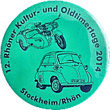 Oldtimer Stockheim motorcycle rally badge from Jean-Francois Helias